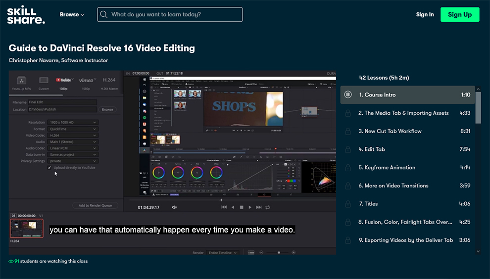 Guide to DaVinci Resolve 16 Video Editing