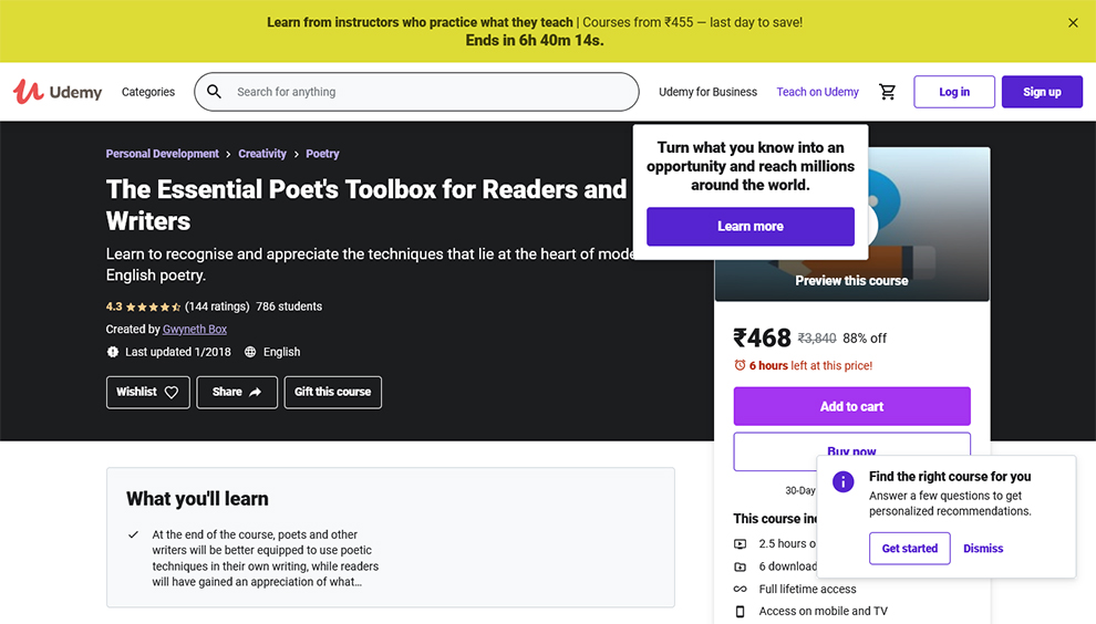 The Essential Poet’s Toolbox for Readers and Writers