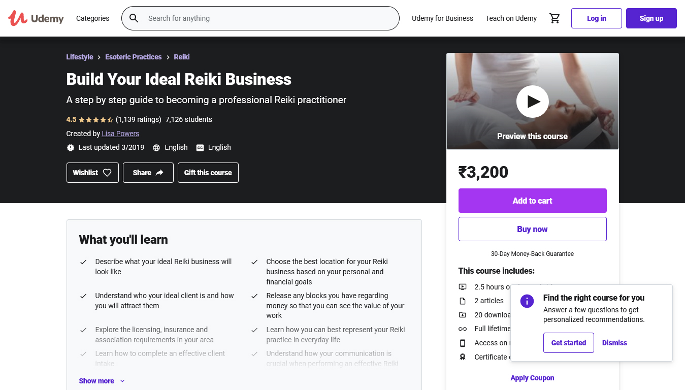 Build Your Ideal Reiki Business