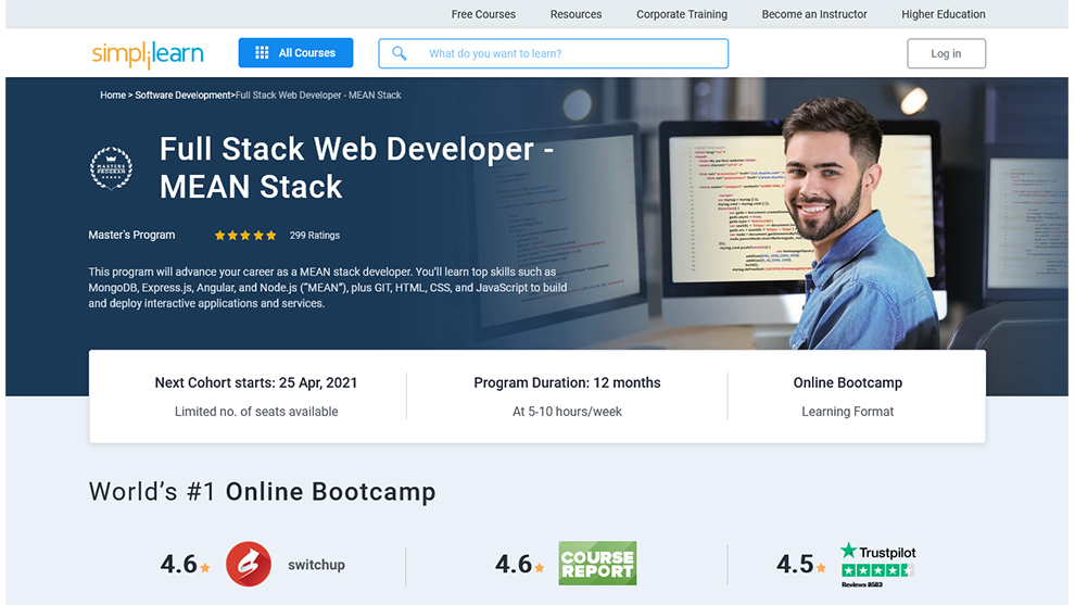 Full Stack Web Developer-MEAN Stack Master's Program