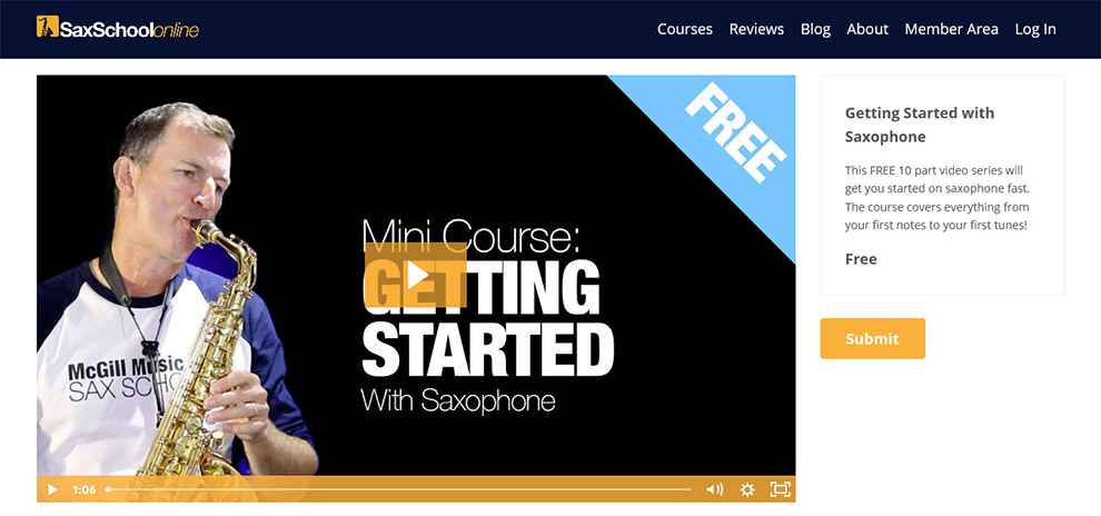 Getting Started With Saxophone