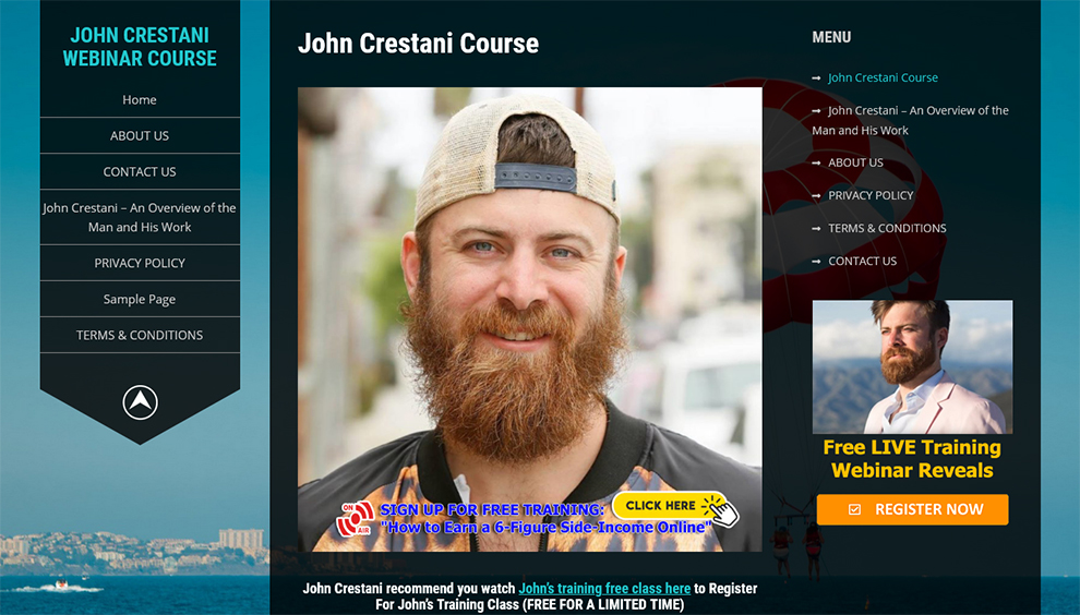 John Crestani Course On Affiliate Marketing