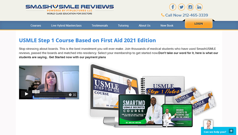 USMLE STEP 1 Course Based on First Aid 2020 Edition