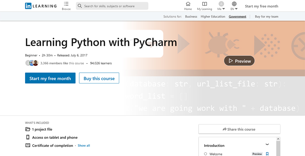 Learning Python with PyCharm