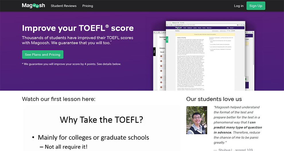 Top TOEFL Prep Courses Online