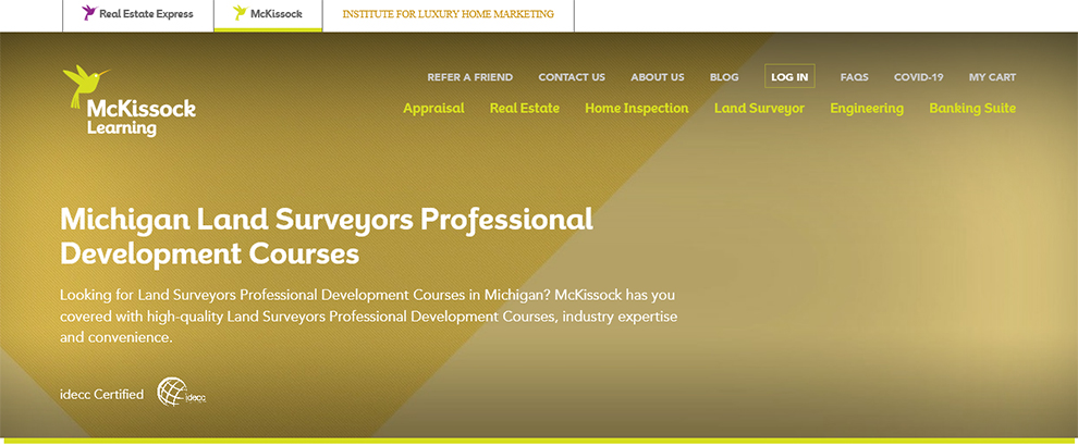 Michigan Land Surveyors Professional Development Courses