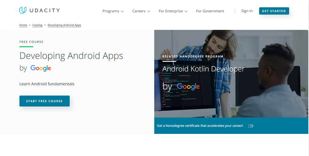 Developing Android Apps by Google