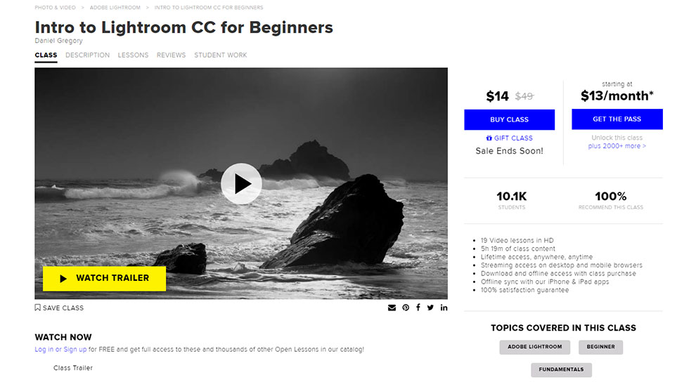 Intro to lightroom CC for beginners