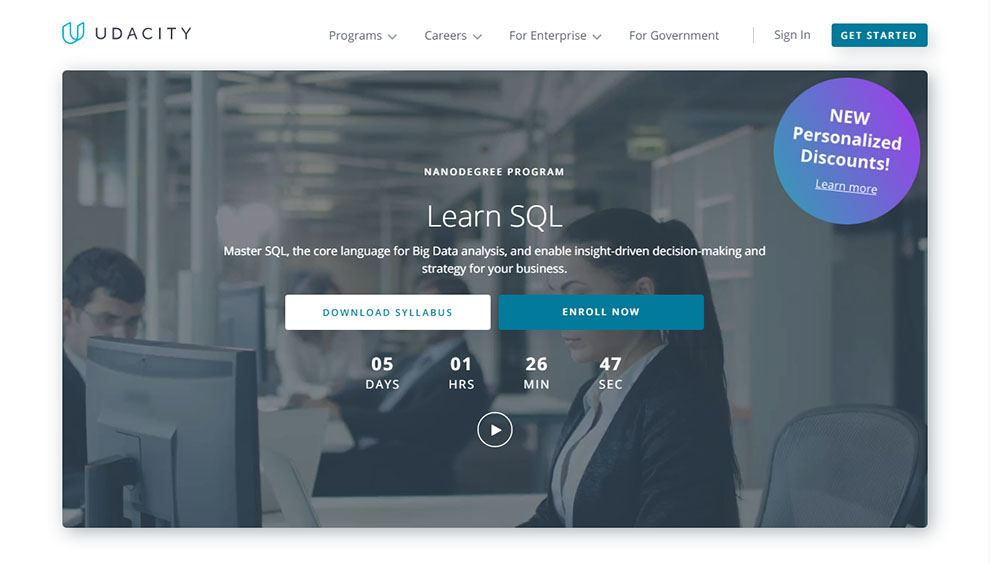 Learn SQL – NanoDegree Program