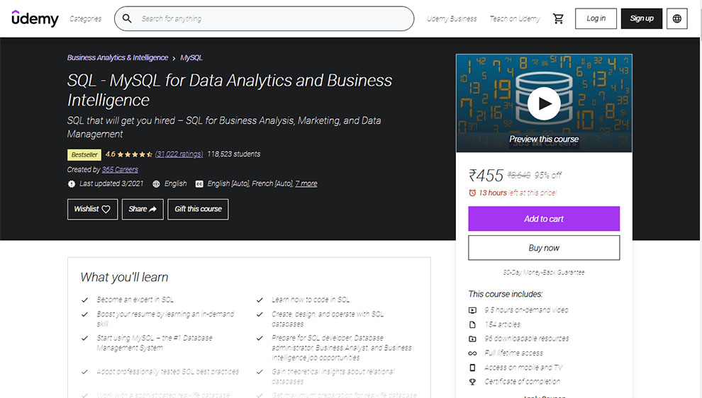 SQL - MySQL for Data Analytics and Business Intelligence