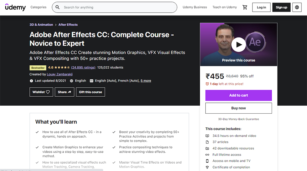 Adobe After Effects CC: Complete Course - Novice to Expert
