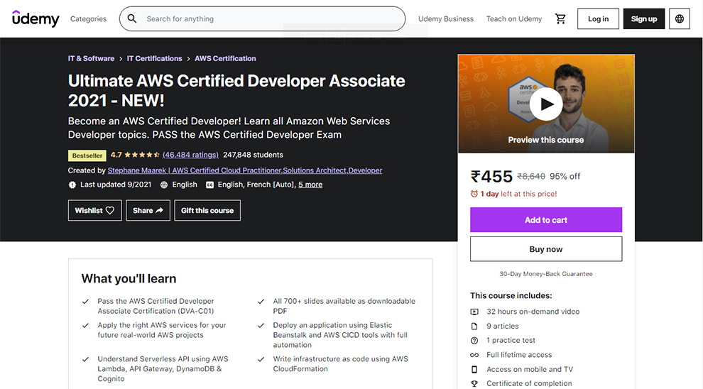 Ultimate AWS Certified Developer Associate 2021 
