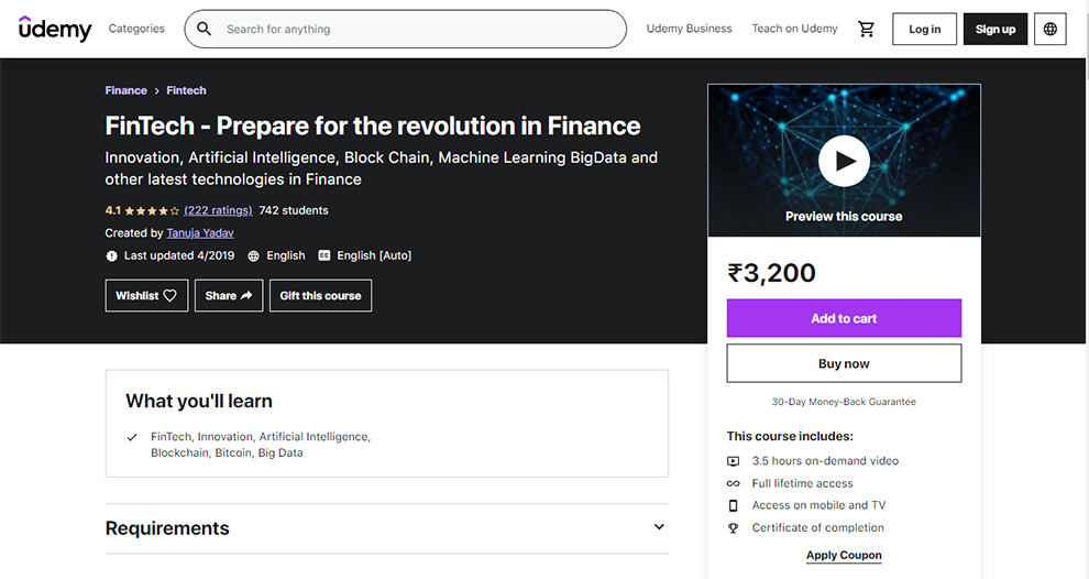 FinTech – Prepare for the revolution in Finance