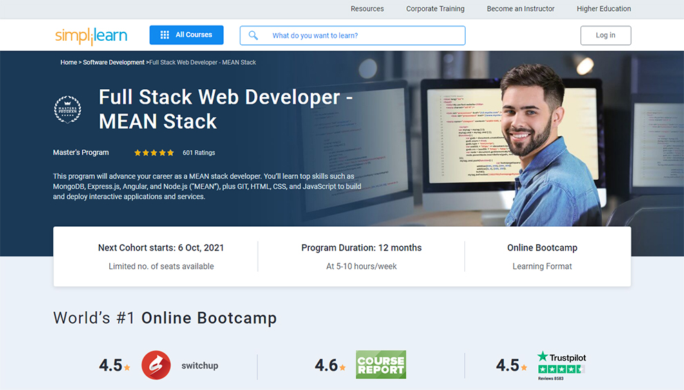 Full Stack Web Developer- MEAN Stack