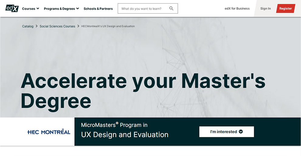 MicroMasters Program in UX Design and Evaluation