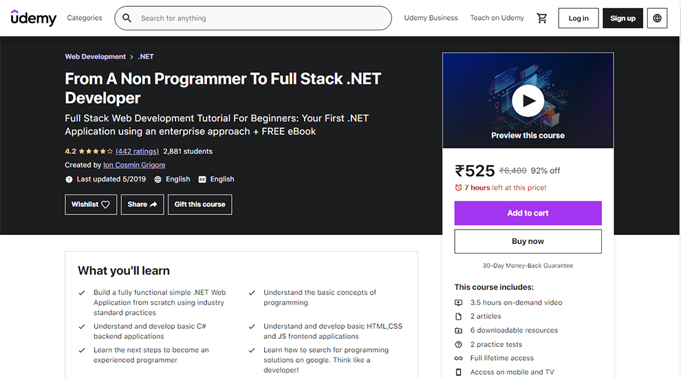 From A Non Programmer To Full Stack .NET Developer
