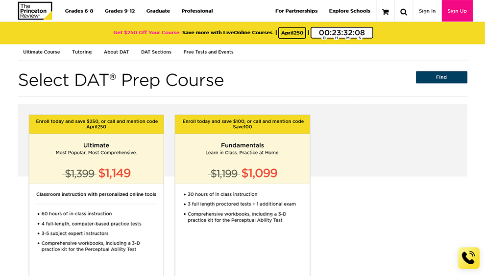 DAT® Prep Course