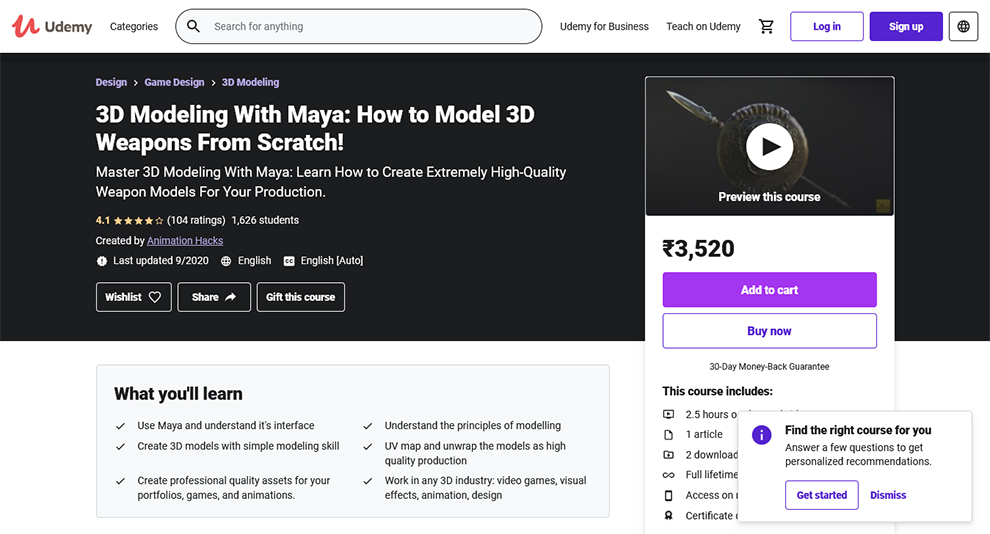 3D Modeling With Maya
