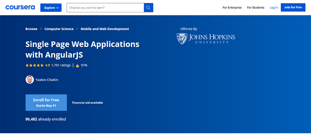 single page web applications with angularjs coursera quiz answers