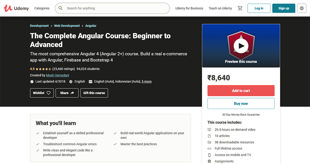 The Complete Angular Course