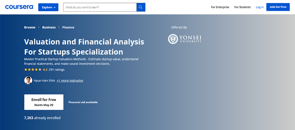 Valuation And Financial Analysis