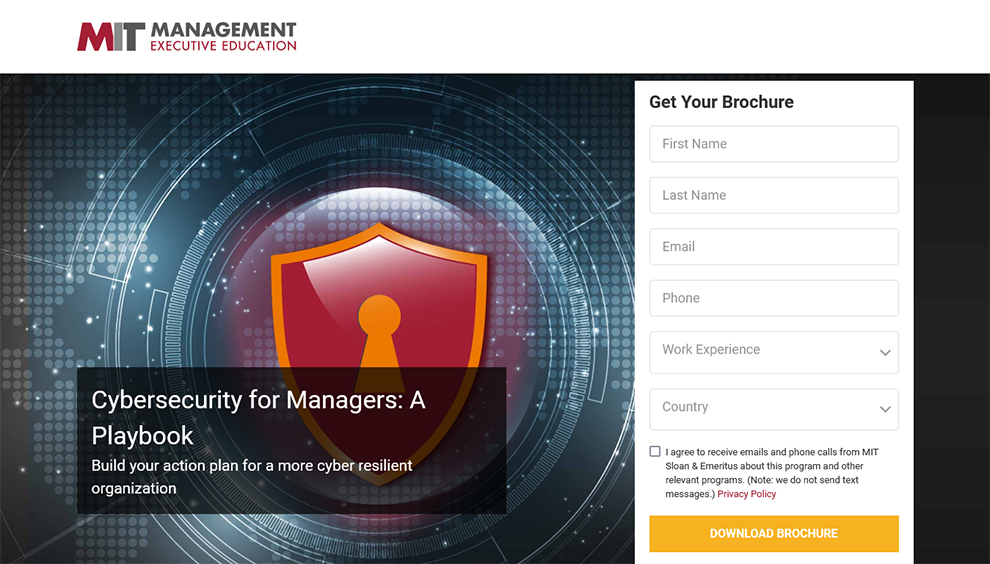 Cybersecurity for Managers