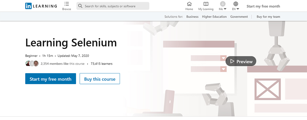 Learning Selenium