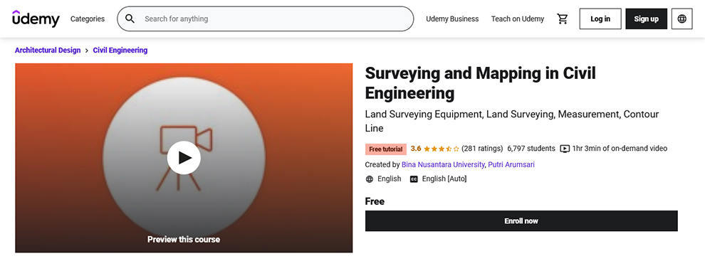 Surveying and Mapping in Civil Engineering