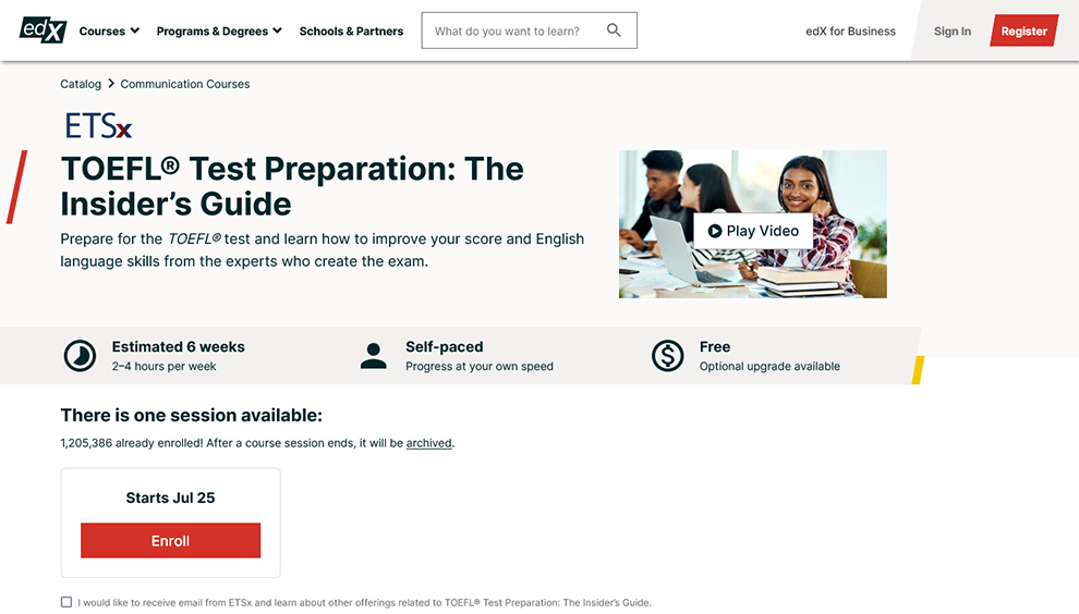 TOEFL® Test Preparation