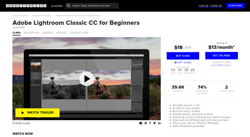 Adobe Lightroom Classic CC for Beginners