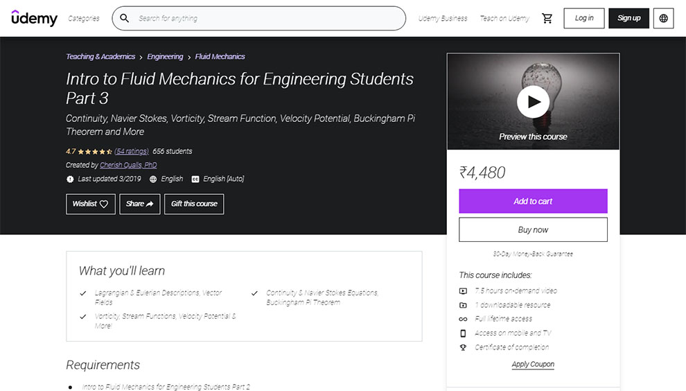 Intro to Fluid Mechanics for Engineering Students Part 3