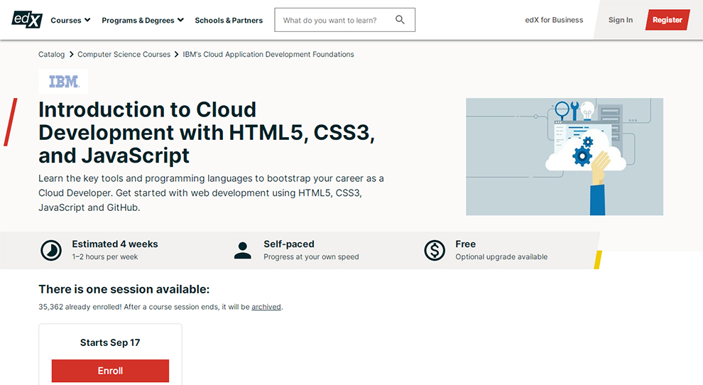 Introduction to Cloud Development with HTML5, CSS3, and JavaScript
