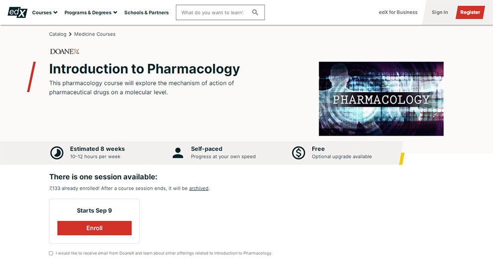 Introduction to Pharmacology – by Doane University