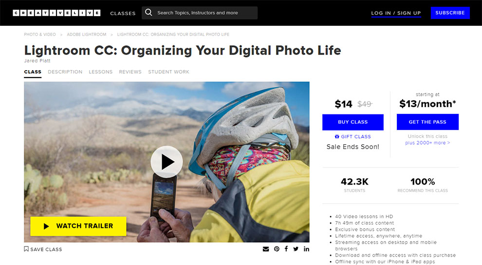 Lightroom CC: Organising your digital photo life