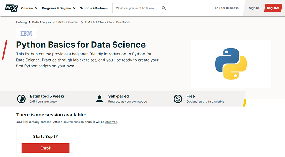 Python Basics for Data Science