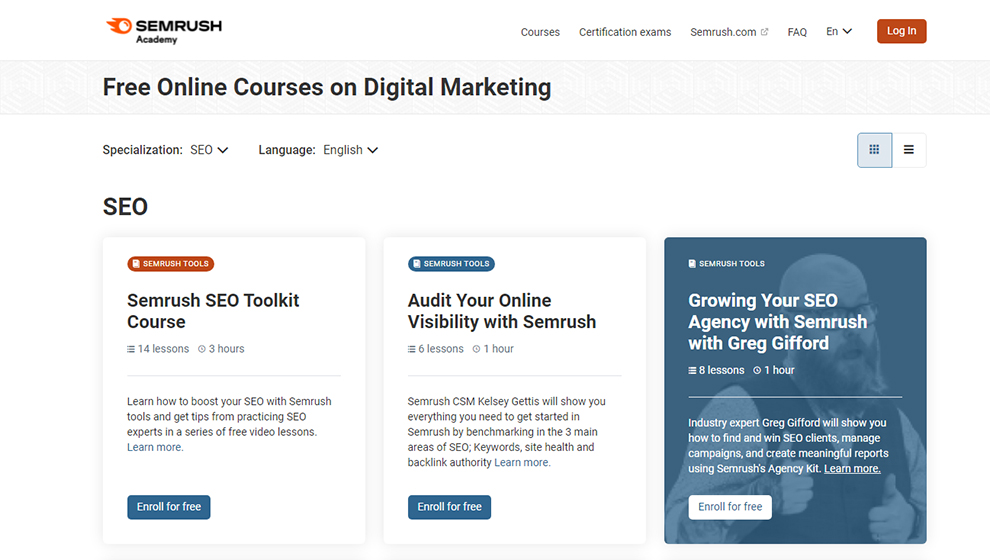 Free Online Courses on Digital Marketing