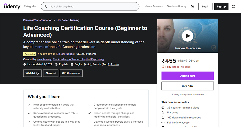 Life Coaching Certification Course