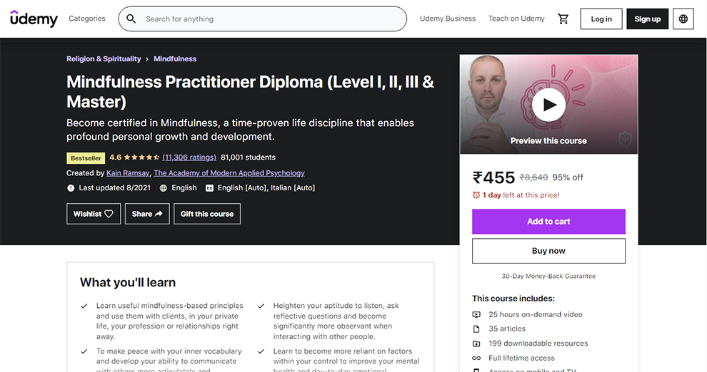 Mindfulness Practitioner Diploma