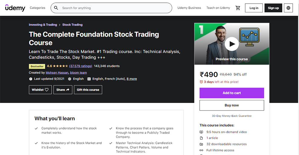 The Complete Foundation Stock Trading Course