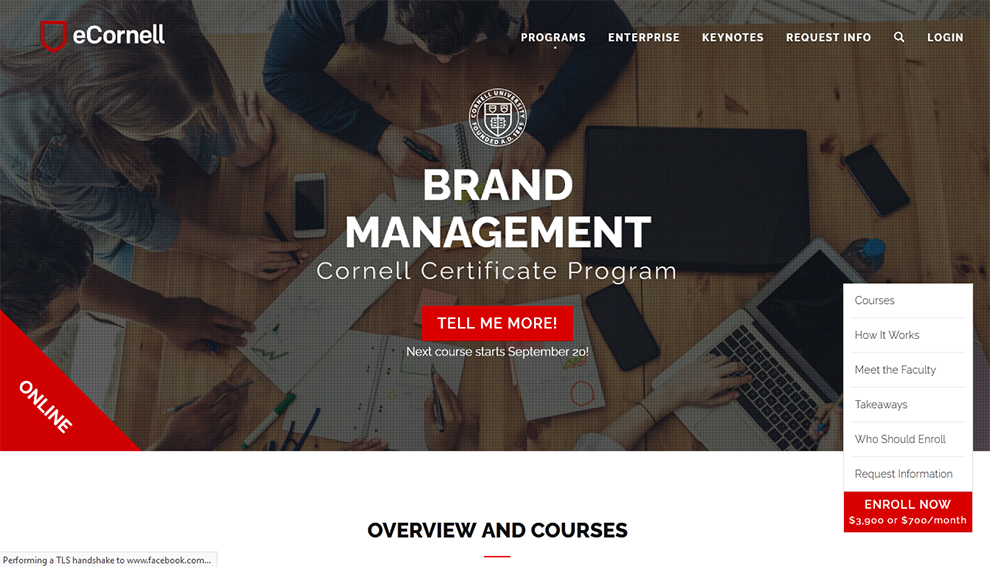 Brand Management - Cornell Certificate Program- eCornell