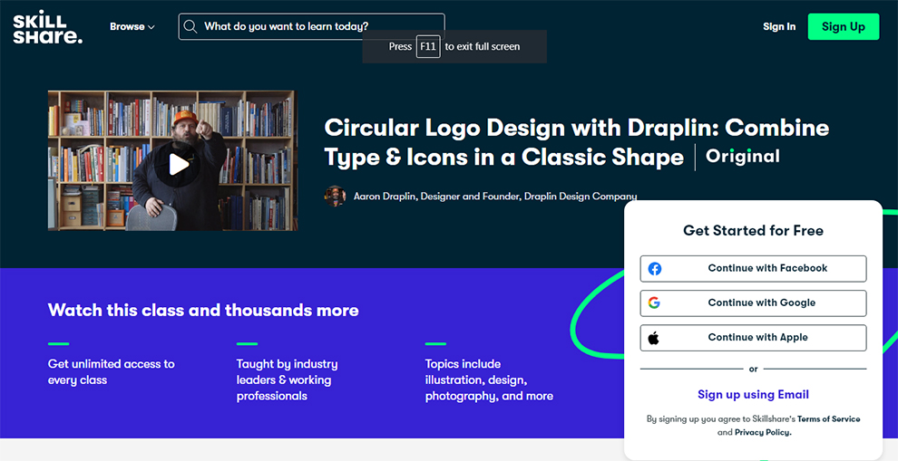 Circular Logo Design with Draplin: Combine Type & Icons in a Classic Shape