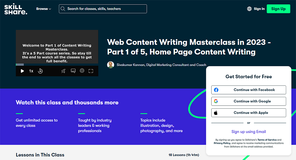 Complete Web Content Writing Masterclass 2021 - Part 1 of 5, Home Page Content