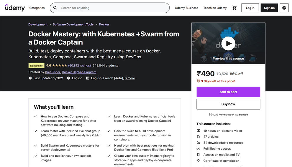 Docker Mastery: with Kubernetes +Swarm from a Docker Captain