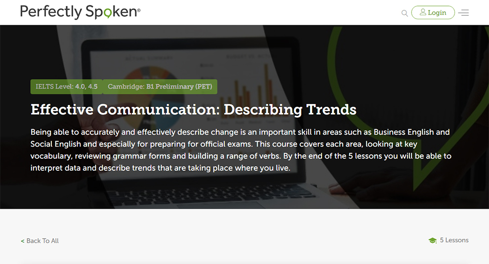 Effective Communication: Describing Trends