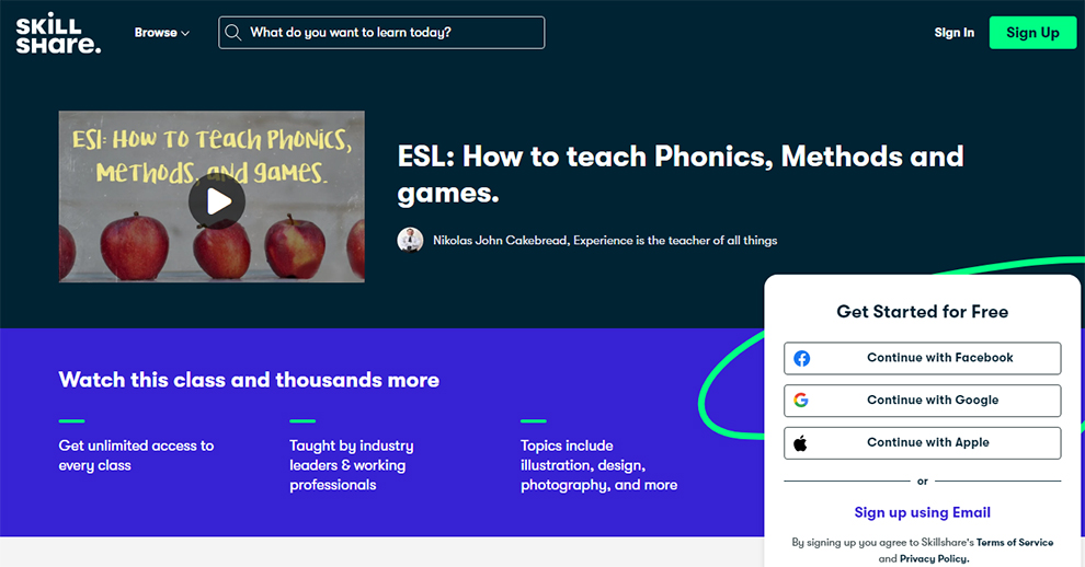 ESL: How to teach Phonics, Methods and games