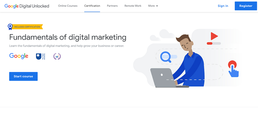 Fundamentals of Digital Marketing Google Certificate