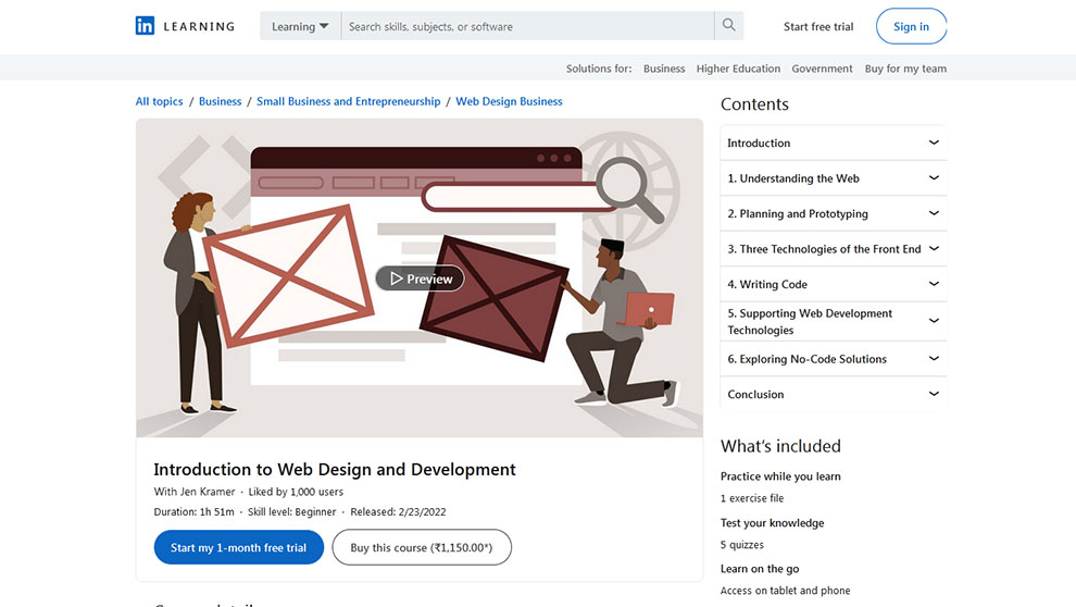 Introduction to Web Design and Development