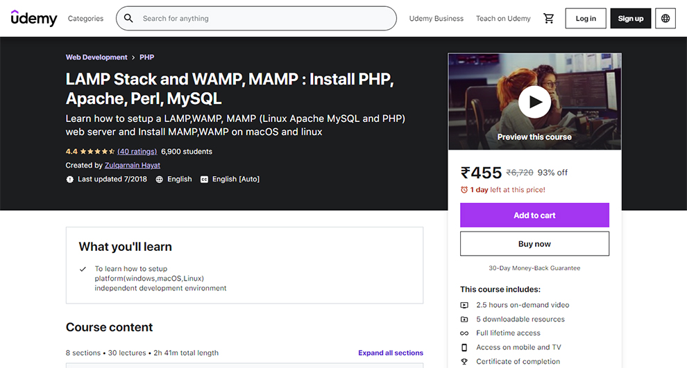 LAMP stack and WAMP, MAMP: Install PHP, Apache, Perl, MySQL