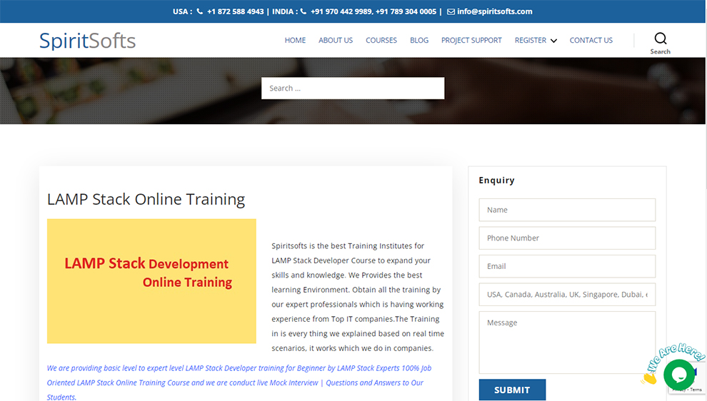 LAMP Stack Development Online Training