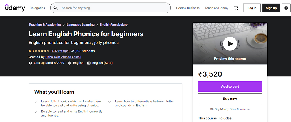 Learn English Phonics for beginners